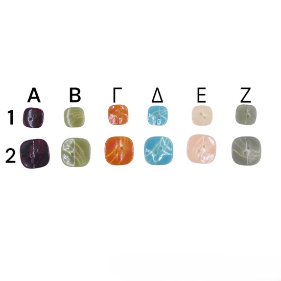 Κουμπί μόδας σε 6 χρώματα  ()