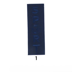 Θερμοκολλητικό μοτίφ SPORT σε 6 χρώματα 15 x 5 cm 