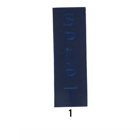 Θερμοκολλητικό μοτίφ SPORT σε 6 χρώματα 15 x 5 cm  ()