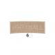 Θερμοκολλητικό Μοτίφ football σε 6 χρώματα 9x3 cm  (111145)