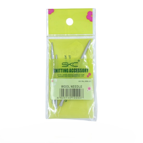 Πλαστική βελόνα ιδανική για πλεκτά 3 τμχ 9 cm (103300)