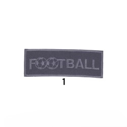 Θερμοκολλητικό Μοτίφ football σε 6 χρώματα 9x3 cm