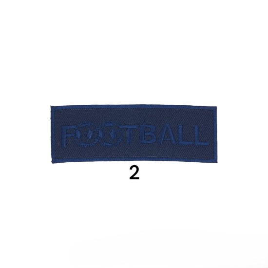 Θερμοκολλητικό Μοτίφ football σε 6 χρώματα 9x3 cm (111141)