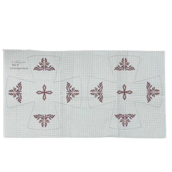 Ποτηροκαλύμματα Νο5 κόκκινο Ανθέμιο ()