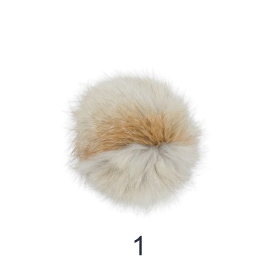 Πον πον ακρυλικά γουνάκια σε 5 χρώματα ()