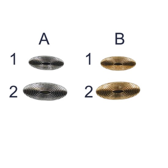 Κουμπί μεταλλικό σε 2 χρώματα ()