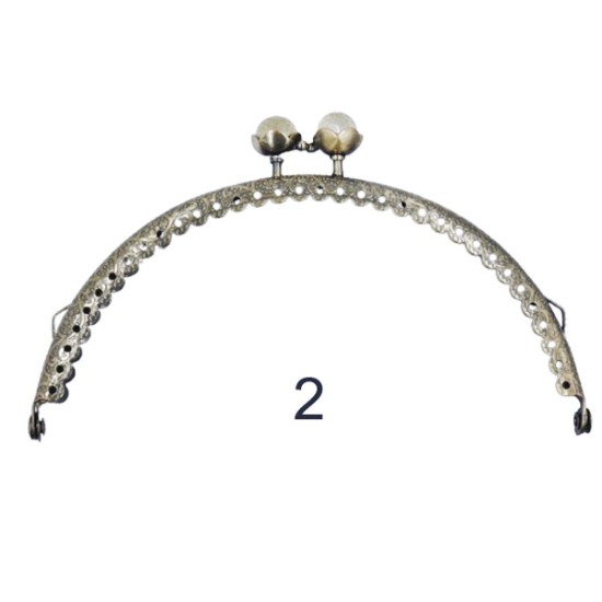 Frame ασημί και σκούρο χρυσό με διακοσμητικές πέτρες 12cm σε 2 χρώματα (97301)