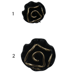 Κουμπί μόδας με σχέδιο τριαντάφυλλο