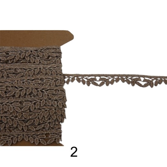 Λασέ μηχανής 1,5 cm σε 4 χρώματα (98487)