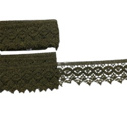 Δαντέλα σκούρο χρυσό 5cm 