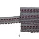 Ασημί με χρώμα δαντελες  3cm  ()