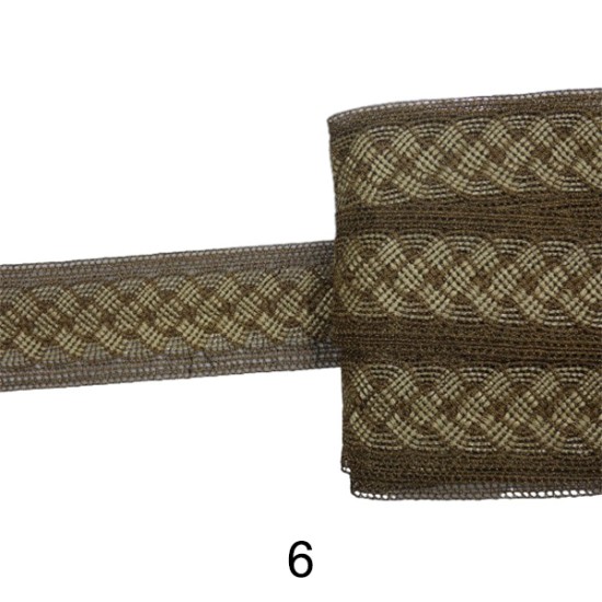 Δίχρωμη δαντέλα ατραντε σε 6 χρώματα  (104389)