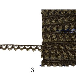 Λεπτή μεταλλική δαντέλα 1cm Λεπτή μεταλλική δαντέλα 1cm