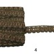 Δαντέλα κεντήματος χρυσή 2cm σε 2 χρώματα  (104349)