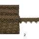 Τρέσα για κέντημα δίχρωμη 2,5 cm σε 3 χρώματα  (93830)