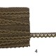 Χρυσή δαντέλα δίχρωμη 1cm  (103024)