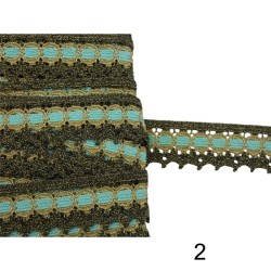 Δαντέλα με μύτες 2cm σε 3 χρώματα