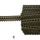 Χρυσή δαντέλα με μύτες 2,5cm σε 4 χρώματα  (102926)
