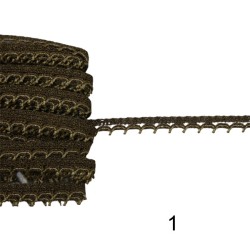 Δαντέλα κεντήματος σε 2 χρώματα 1cm 