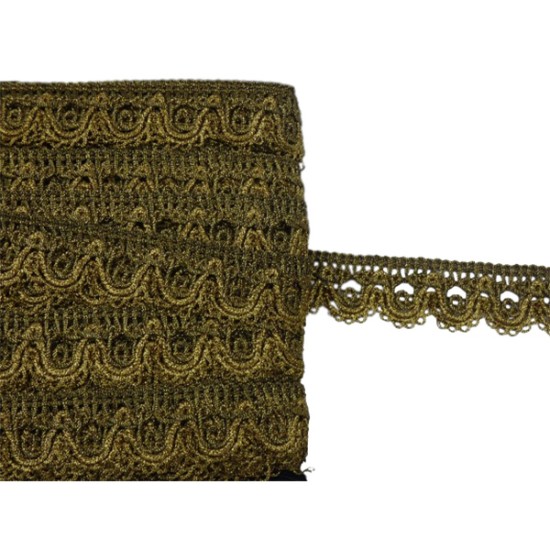 Δαντέλα χρυσή 2.5cm ()