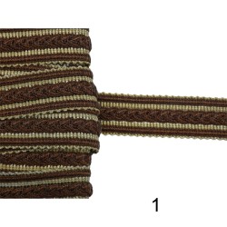 Κορδονι δίχρωμο σε 2 χρώματα 2,5cm 