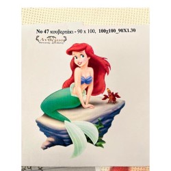 ΣΤΑΜΠΩΤΟ ΚΟΥΒΕΡΤΑΚΙ ΜΙΚΡΗ ΓΟΡΓΟΝΑ 1,00 Χ 1,00 Μ ΑΝΘΕΜΙΟ