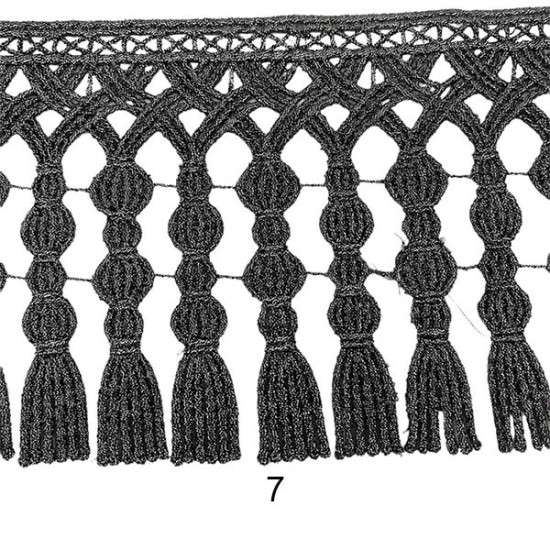 Λασέ σχέδιο κρόσι 13cm  σε 7  χρώματα  (104315)