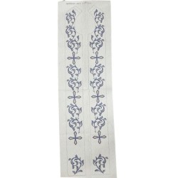 Πετραχήλι Νο5 μπλε Ανθέμιο