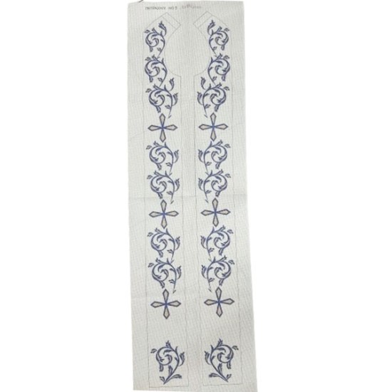 Πετραχήλι Νο5 μπλε Ανθέμιο ()