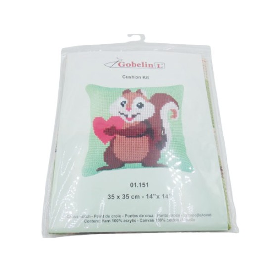 Kit μαξιλαράκι παιδικό σκιουράκι ()