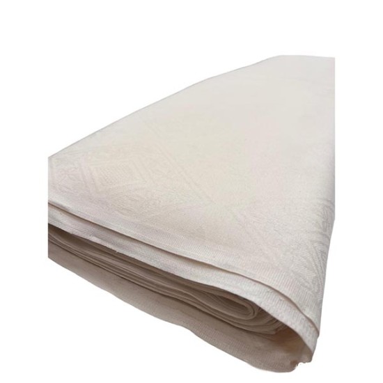 Τραπεζομάντηλο βαμβάκι με άιντα  για κέντημα εκρου Φ 1.80 m ()