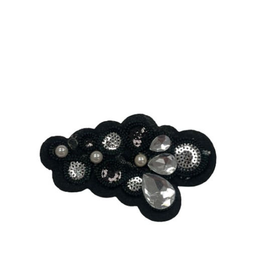 Kαρφίτσα με παγιέτες και πέτρες ()