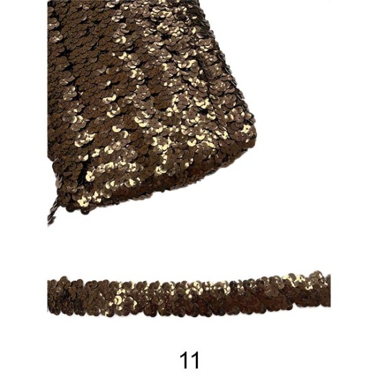 Ελαστική παγιετα 2cm σε 14 χρώματα (99541)