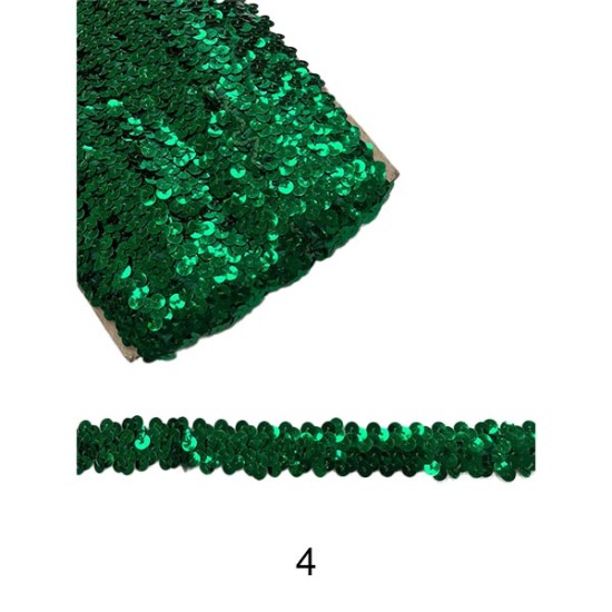 Ελαστική παγιετα 2cm σε 14 χρώματα (99534)