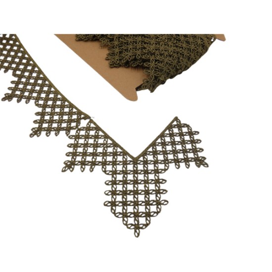 Λασέ Μηχανής γωνία χρυσό 18 cm (95474)