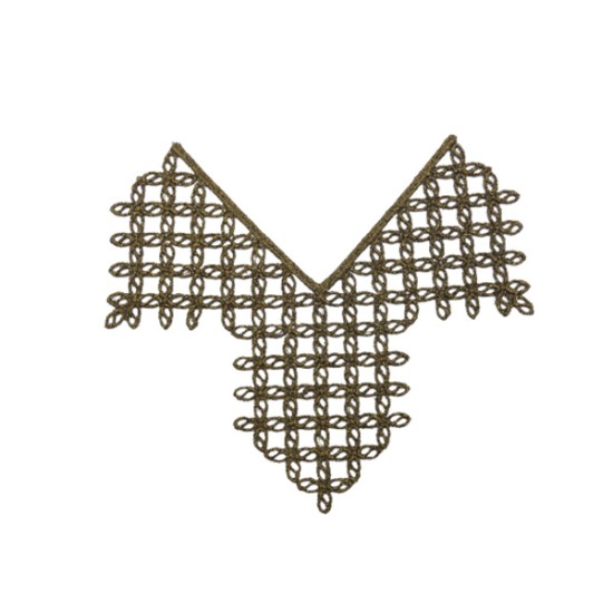 Λασέ Μηχανής γωνία χρυσό 18 cm ()