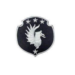 Θερμοκολλητικό Μοτίφ οικόσημο 6 x 6,5 cm