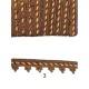 Σκούρη χρυσή τρέσα σε 5 χρώματα 2,5cm   (104361)
