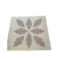 Καρέ Νo 367 Εκρού Ανθέμιο 1,00 x 1,00 m