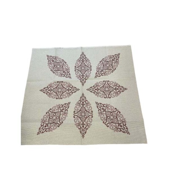 Καρέ Νo 367 Εκρού Ανθέμιο 1,00 x 1,00 m ()