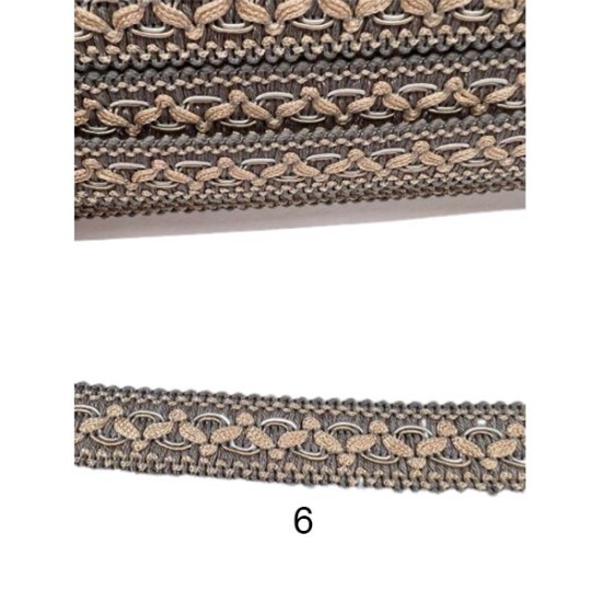 Ακρυλική τρέσα σε 7 χρώματα 2cm (111385) Ακρυλική τρέσα σε 7 χρώματα 2cm (111385)