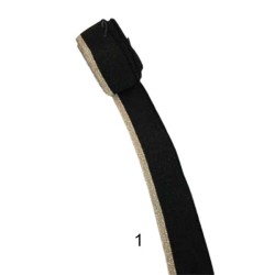 Λάστιχο πλεκτό ακρυλικό Φ 3 cm σε λευκό χρώμα