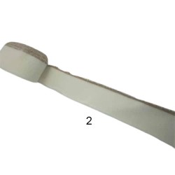 Λάστιχο πλεκτό ακρυλικό Φ 3 cm σε λευκό χρώμα