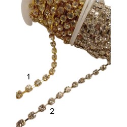 στράς τρέσα μεταλλική μέτρου 10mm