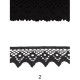 Βαμβακερή δαντέλα 4,5cm σε 2 χρώματα  (103708)