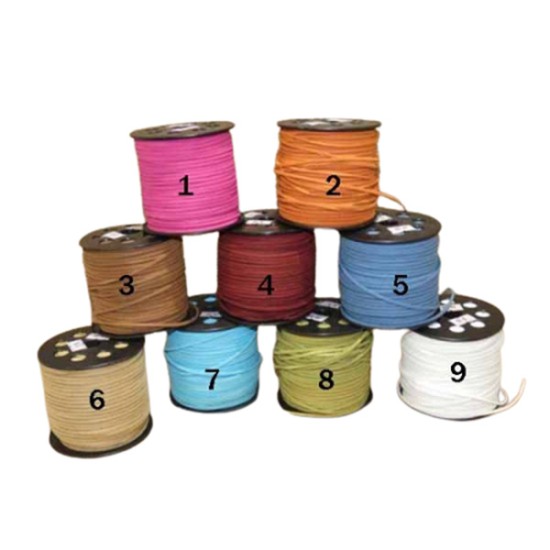 κορδόνι Καστόρ 3mm σε 9 χρώματα ()
