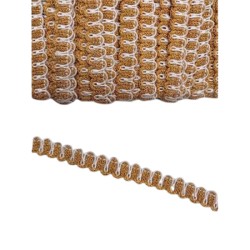 Τρέσα χρυσή 1cm 