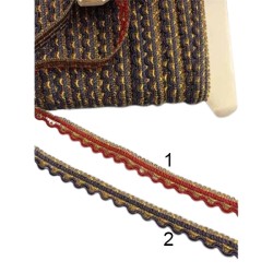 Τρέσα χρυσή με χρώμα 1cm σε 2 χρώματα Τρέσα χρυσή με χρώμα 1cm σε 2 χρώματα