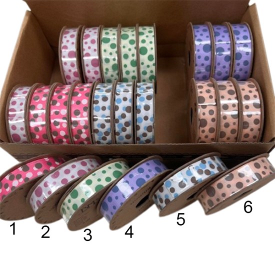 ΓΚΡΟ κορδέλες πουα 3 μέτρα (πακέτο) Φ 1,5 cm ()