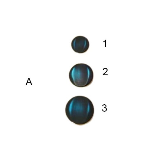 Κουμπί ματ μόδας σε 2 χρώματα  ()